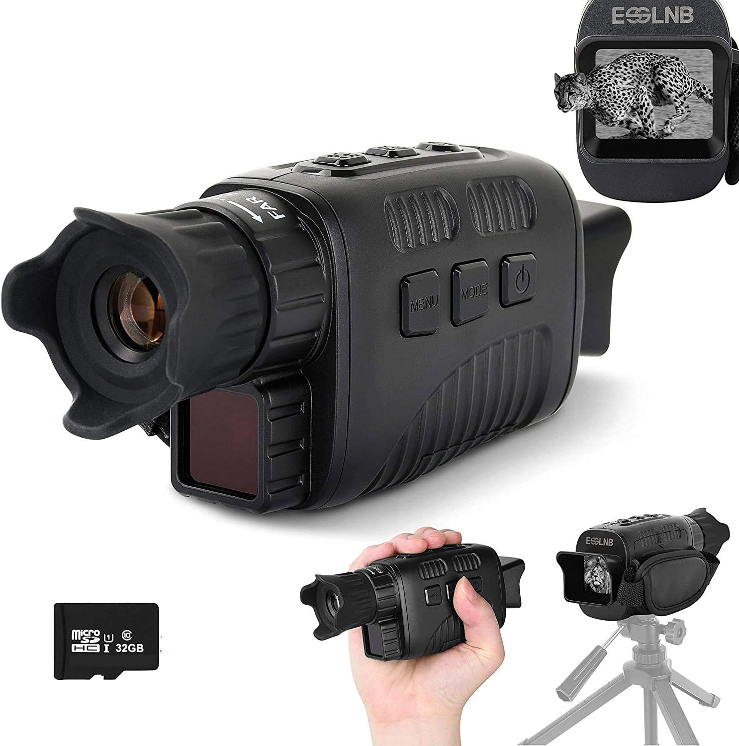 ESSLNB Digital Night Vision Goggles 10X 960P image 32GB Amazon.co.uk