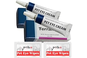 POLKA Terramypol Eye Ointment for Cats and Dogs, Horses, Birds, Sheep 3.5g/0.125oz - Pack of 2