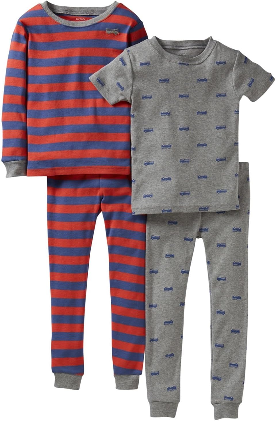 Carter's Baby Boys' 4 Piece Striped Cotton Set (Baby