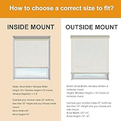Persilux Window Blinds Cordless Light Filtering