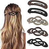 Amariver Hair Barrettes for Women 5packs Clips French Barrette Clip for Thick Thin Long Short Hair Fashion Accessories for Women Girls