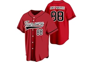 Custom Baseball Jersey Personalized Name Number Sports Team Uniform Wedding Jerseys Gifts for Men Women Kids Toddler Fan