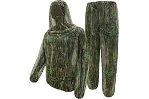 LOOGU Mosquito Suits, Net Bug Pants & Jacket Hood Sets - Ultra-fine Mesh - With Fishing, Hiking, Camping and Gardening