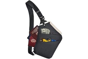 VADOO Personal Flex Bag, Anti-theft Crossbody Bag for Travel Sport Lightweight Sling Bag for Women and Men