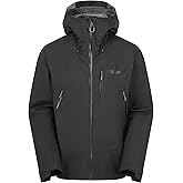 Rab Men's Downpour Mountain Jacket - Lightweight Waterproof Hooded Coat for Hiking, Trekking, & Climbing