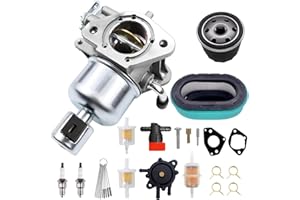 DINGRAN Carburetor for Kohler 7000 Series KT725 KT730 KT735 KT740 KT745 22HP 23HP 24HP 25HP 26HP Engines Carb with Air Oil Filter Fuel Pump Maintenance Kit Replaces 16 853 19S, 32 853 63S, 32 853 67-S