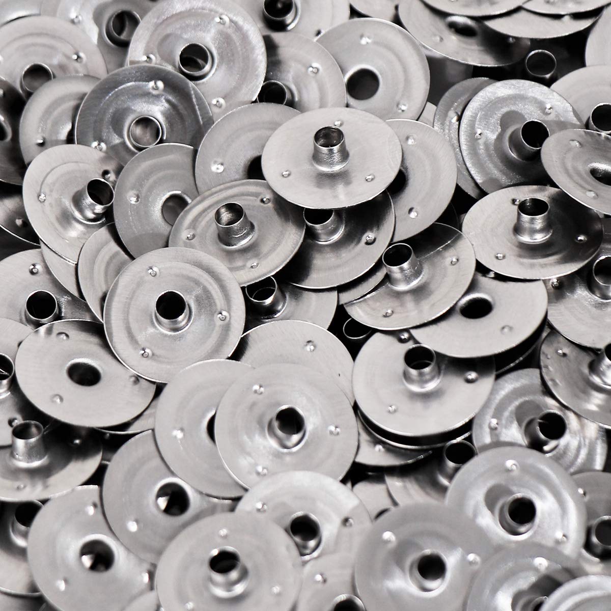 NKlaus 200 DOCHTFUß Ø 3,0mm tealight wick metal foot candle candle wick stand plate candle wax for glass fibre wick cotton wick up to 3,0mm H: 3,4mm 4170