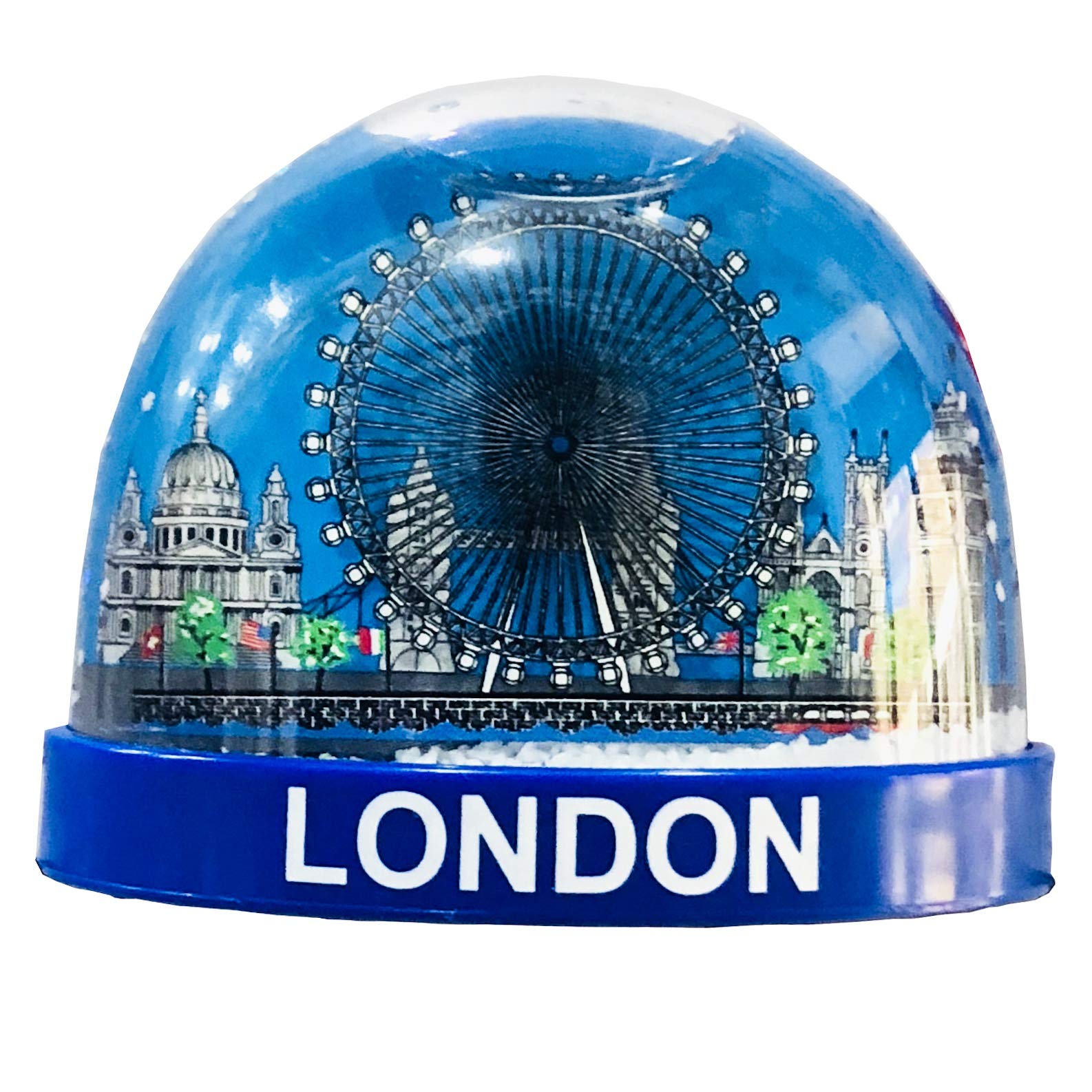 London Eye Snowstorm Fridge Magnet – Snowstorm Fridge Magnet Detailing London Eye