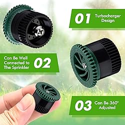 Honoson 16 Pcs Variable Arc Nozzle Radius High