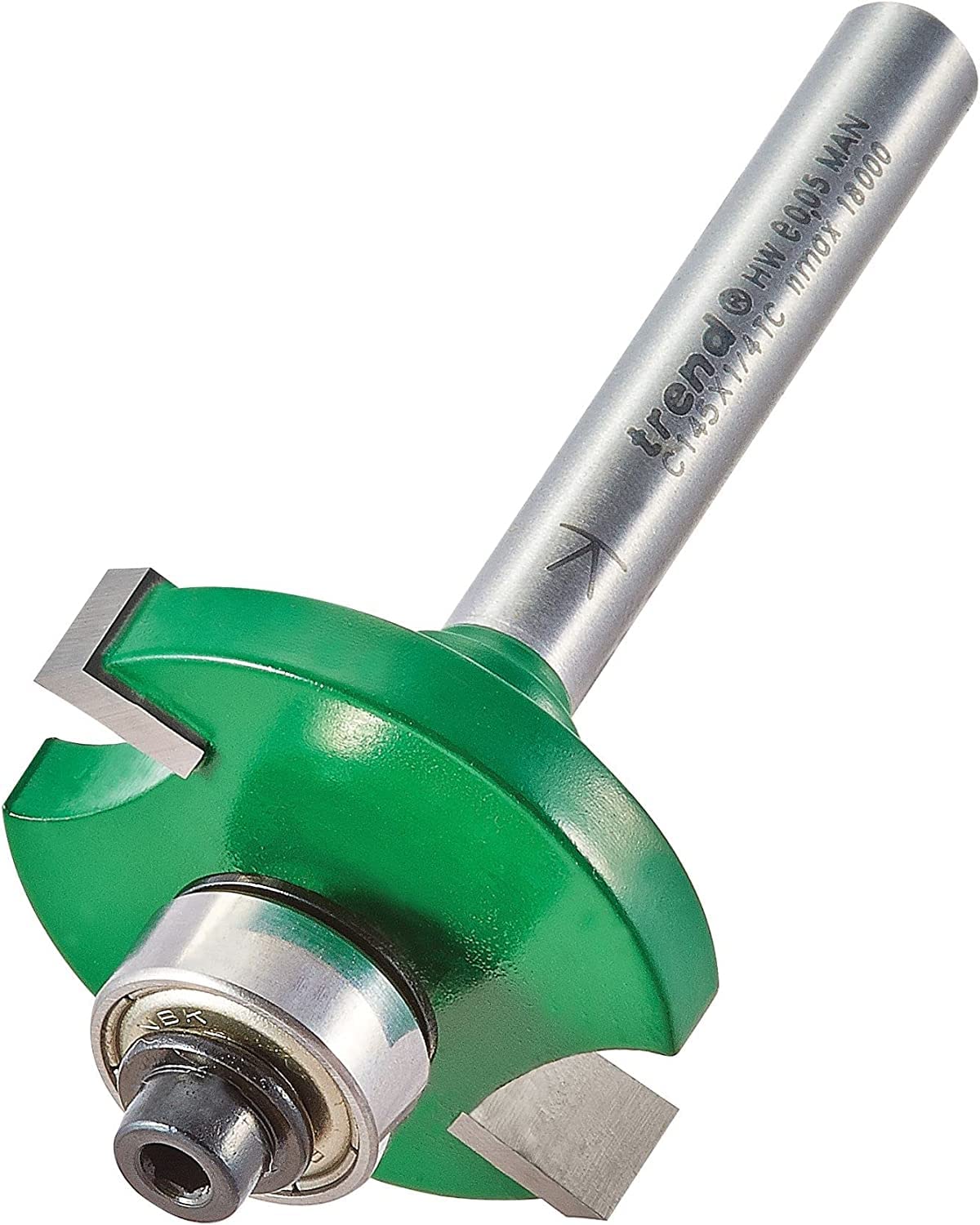 Trend CraftPro Slotting Router Cutter, 1/4 Inch Shank, 6.3mm Cutting Depth, 31.8mm Diameter, Tungsten Carbide Tipped, C145X1/4TC — image 1