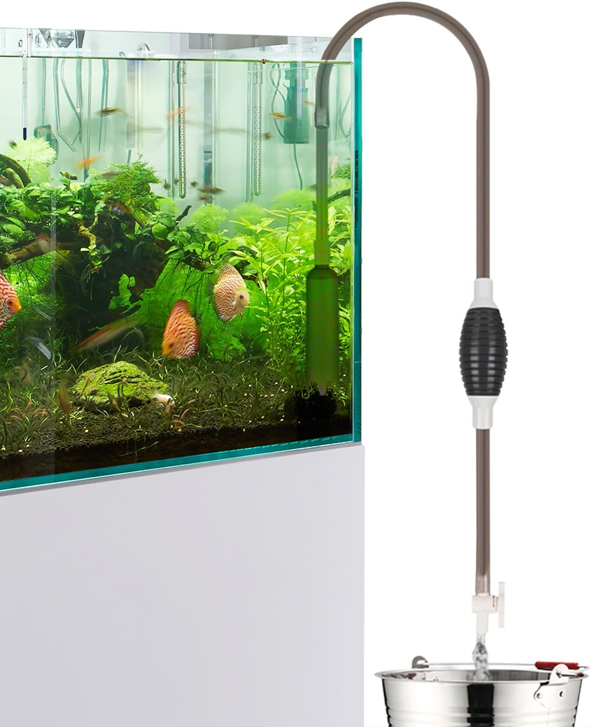 bedee Fish Tank Cleaner Aquarium Cleaner Fish Tank Siphon Vacuum Pump