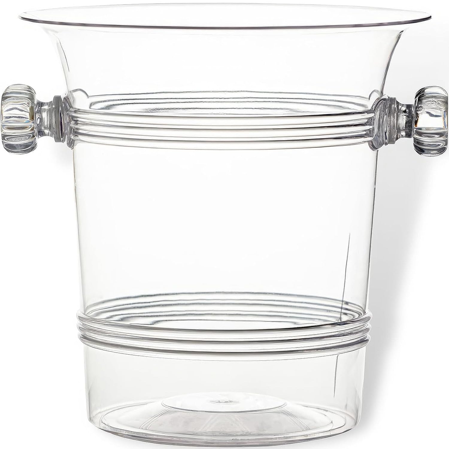 Photo 1 of ++5 pcs +++Crystal Clear Plastic Ice Bucket - Reusable Ice Container & Beverage Cooler, Perfect Bar Accessory for Parties, Themed Events, Picnics & Everyday Home Use