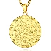 Inktree 925 Sterling Silver Saint Crucifix Caravaca Cross Necklace Pendant for Men Women,Patron Amulet Medal Jesus Christian Catholic Religious INRI Jewelry Gift for Men Women