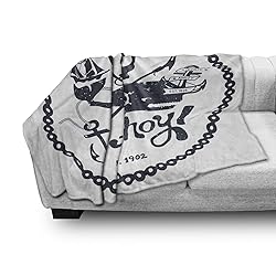 Ambesonne Anchor Soft Flannel Fleece Throw