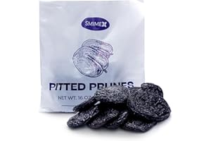 SMIMEX Pitted Prunes 1 LB (5 pack * 3-1/4 OZ) Armenia - Dried Plums, No added Oil, Nutrient-Rich Snack, Perfect for Healthy Diets & Digestive Health