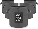 AC Infinity 20L Heavy Duty Fabric Pots 5-Pack for Plant Growth view 1