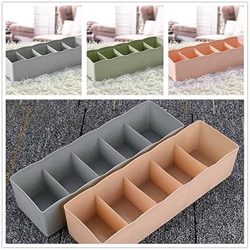 Japp The Creative India 5 Grid Plastic Storage Box Drawer