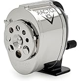 X-ACTO KS Manual Pencil Sharpener, Mountable, Metal, 1 Count - Classroom, Teacher Supplies, Adjustable for 8 Pencil Sizes