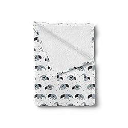 Ambesonne Animal Throw Blanket, Anteaters Star Wild