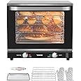 VEVOR Commercial Countertop Oven, 66L 4-Tier Toaster Ovens with Tempered Glass Door, Wire Racks Clip Tray Gloves, 2800W Electric Stainless Steel Baking Ovens for Restaurant Bakery (AC208~240V,60Hz)