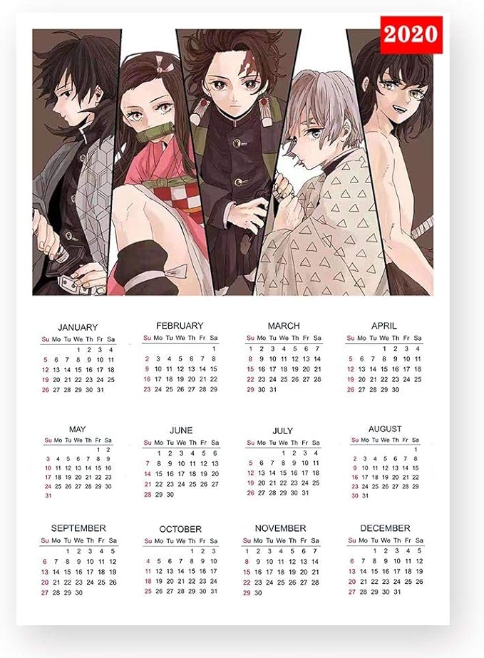 Collectibles Other Anime Collectibles Kimetsu No Yaiba 21 Wall Calendar Ensky Demon Slayer Size Aniplex Psl