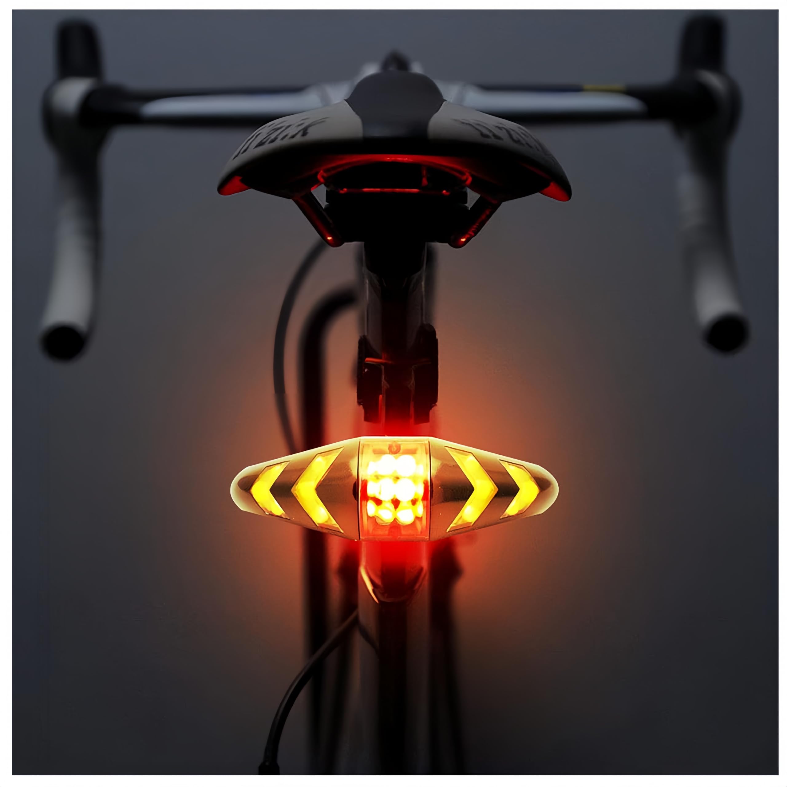 MACHSWON Bike Tail Light LED Rear Bike Light Rear Turn Signal Lights with Wireless Remote Control Multifunctional Modes Waterproof Cycling Taillights Warning Light for Mountain Bike, Road Bicycle