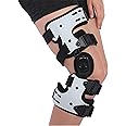 FocuBoody OA Unloader Knee Brace - Support for Arthritis Pain,Osteoarthritis,Avascular Necrosis, Bone on Bone Knee Joint Pain(Left,White)