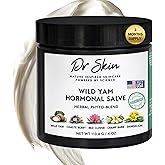 Dr. Skin Organic Wild Yam Cream for Women | Herbal Balancing Moisturizer for Women’s Comfort with Dandelion, Red Clover, Chaste Berry & Cramp Bark | Nourishing Natural Cream, 4oz