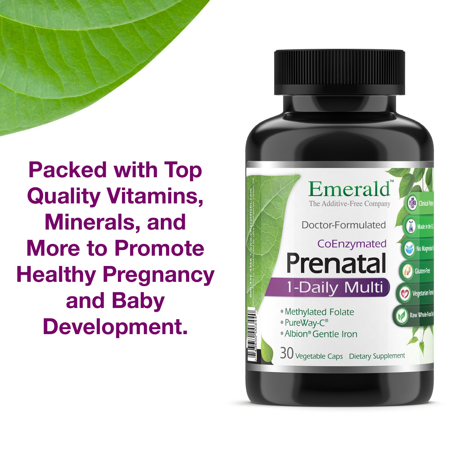Emerald Labs Prenatal 1Daily Multi Multivitamin for Pregnant Women