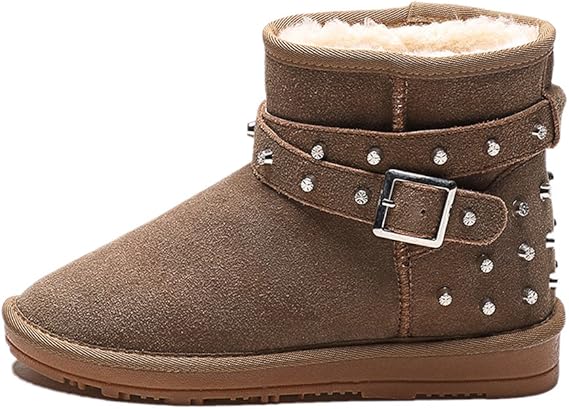 Amazon Co Jp ムートンブーツ ショートブーツ 暖かい レディース 足元あったか ふわふわ 冷え症 グレー カーキ ブラック 22 22 5 23 23 5 24 24 5 服 ファッション小物