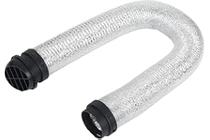 Copgge 3 Inch Parking Diesel Heater Ducting Dual-Layer Flexible Hose Warm Air Duct Extension Duct with Vent for RV Van Truck Boat Camper Chinese Diesel Heater 5KW 8KW