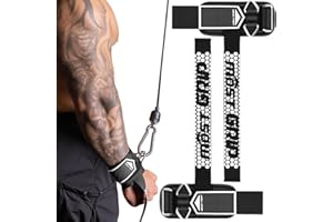 MOST GRIP Drip Glue Non-Slip Wrist Straps for Weightlifting, 2-in-1 Lifting Straps with D Rings for Cable Machine Workout, 10