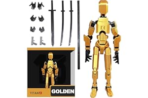 FoxVilla T13 Action Figure, Titan 13 3D Printed Action Figure, Lucky 13 Action Figure, Nova 13 Action Figure Dummy 13 Action Figure