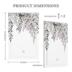 Spshian Decorative Light Switch Cover Plate Rustic