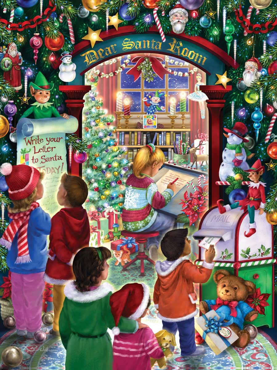 Vermont Christmas Company Letters to Santa Jigsaw Puzzle 550 Piece