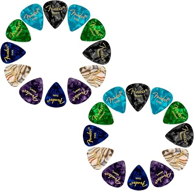 Fender Premium 24 Pack Picks Sampler Austin Bazaar Exclusive