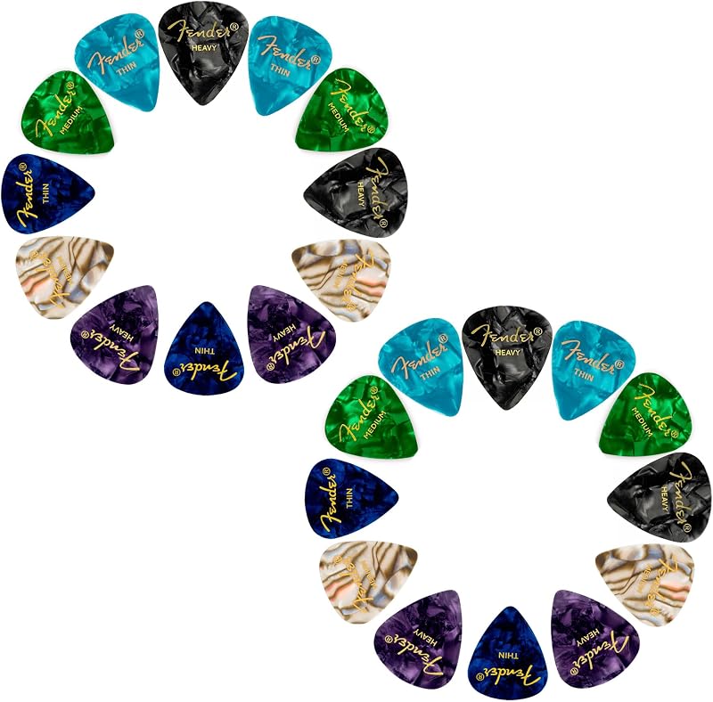 Fender Premium 24 Pack Picks Sampler Austin Bazaar Exclusive