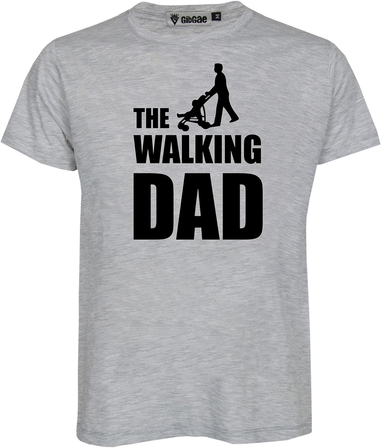 The Walking Dad Daddy Funny Text Men T-Shirt