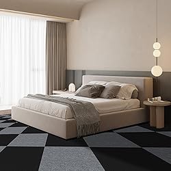 CUCOS Carpet Tiles Peel and Stick, Squares Carpet