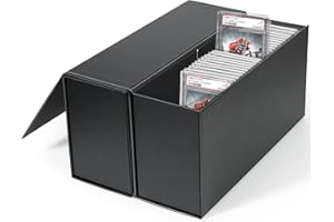 TUTATA PSA Graded Card Storage Box, PSA Graded Card Storage Holder Container Trading cards Boxes - 2 Pack