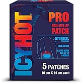 Icy Hot Pro Pain Relief Patch, Fast-Acting Patch for Muscle Ache and Joint Pain, Simple Backache, Strains and Sprains, Campho