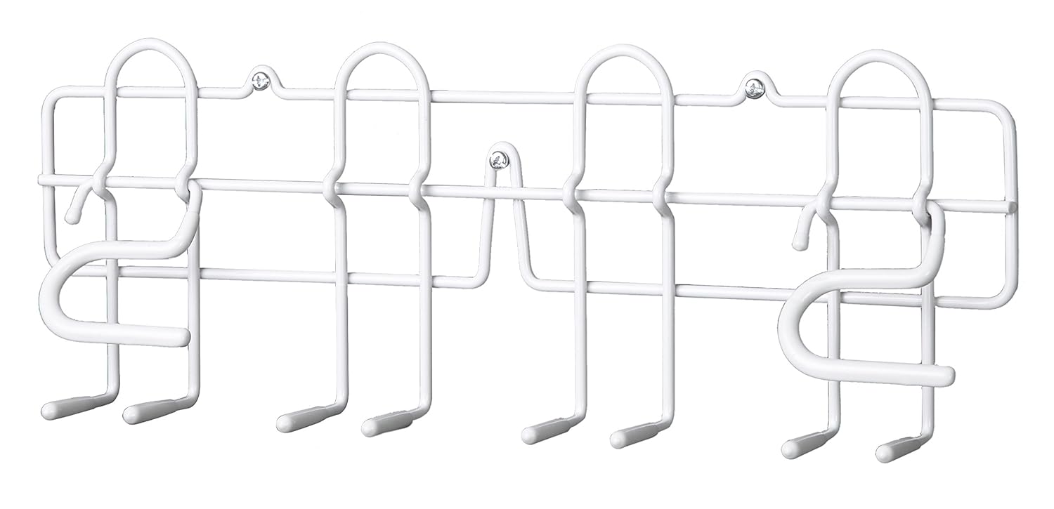 ClosetMaid Broom and Mop Holder, White, 14.6 cm x 40.6 cm x 7.6 cm