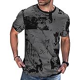 Fimylooa Mens Hip Hop Graphic T-Shirts Casual Stylish Hipster Fashion Print Tees Shirt