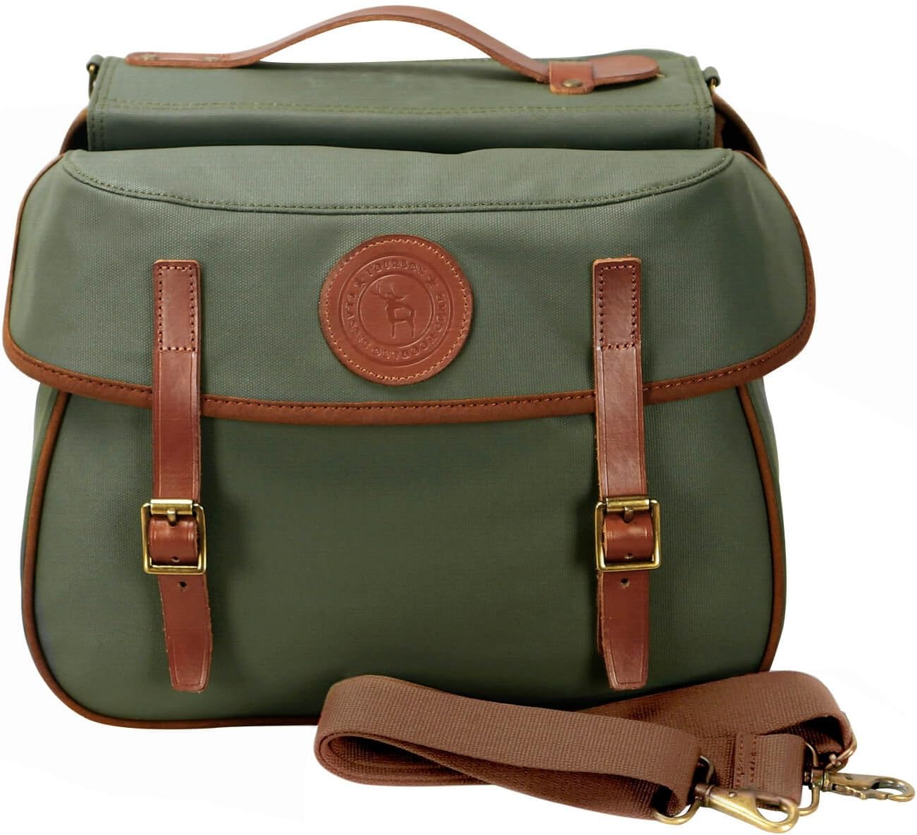 TOURBON Waterproof Canvas Bicycle Bike Rear Seat Carrier Bag Cycling