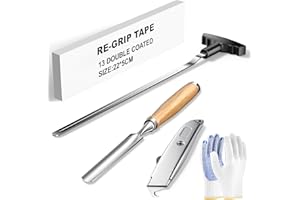 Golf Grip Removal Tool, 12" Golf Grip Remover Saver Gripping Tool for Swinging Grips, High-Carbon Steel Golf Club Grip Repair