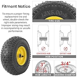AR-PRO 13x5.00-6 Tire and Wheel Assembly