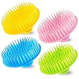 YEALIFE 4Pack Hair Scalp Exfoliator Brush Dandruff