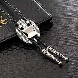 Bolo Tie with Natural Stone for Men Vintage