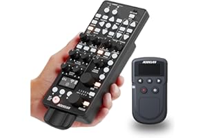 Wireless & Wired Remote Controller for Canon Camera,Replacement for RC-V100, Multifunction Control for IRIS/Focus/Zoom/ISO/OS