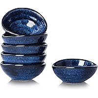 vicrays Ceramic Dipping Sauce Bowls – Small Charcuterie Dip Cups Cooking Prep Condiment Oil Dish Mini Tapas Plates for Soy Su